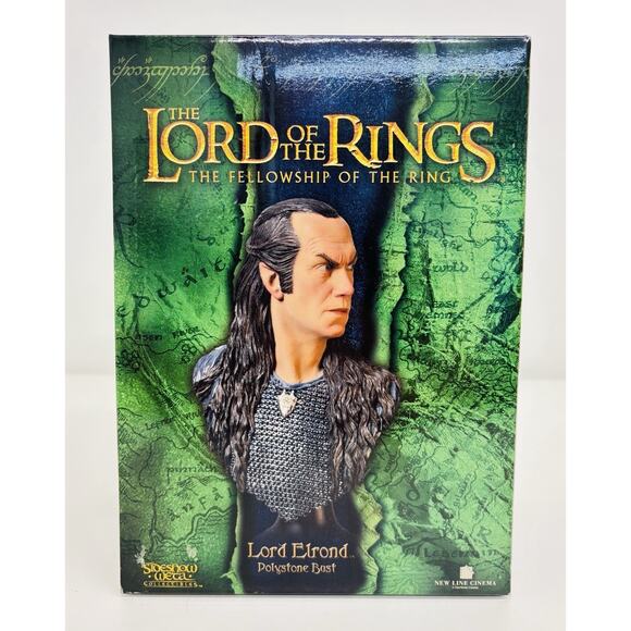 Sideshow Weta Lord Elrond 1:4 Bust Lord of the Rings Fellowship of the Ring - Picture 1 of 7